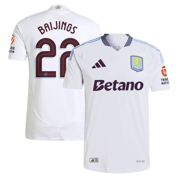 aston villa adidas away authentic shirt 2024-25 with baijings 22 cup printing Collection - Aston Villa Official Store