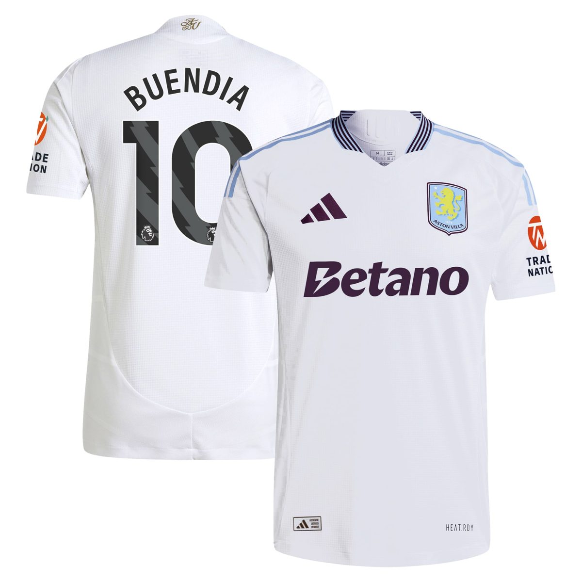 aston villa adidas away authentic shirt 2024-25 with buendia 10 printing Collection - Aston Villa Official Store