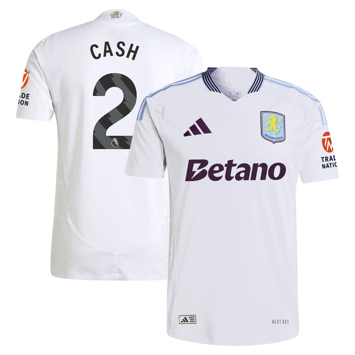 aston villa adidas away authentic shirt 2024-25 with cash 2 printing Collection - Aston Villa Official Store