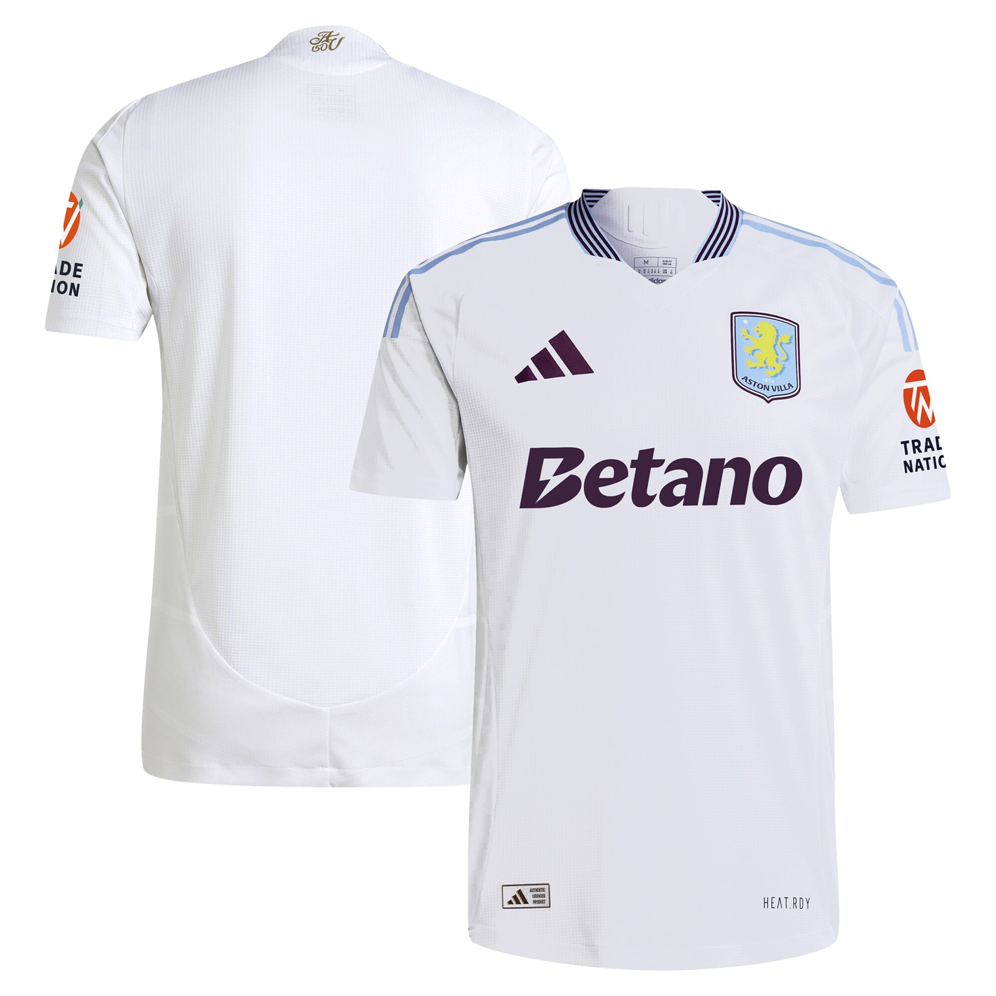 aston villa adidas away authentic shirt 2024-25 with custom printing Collection - Aston Villa Official Store