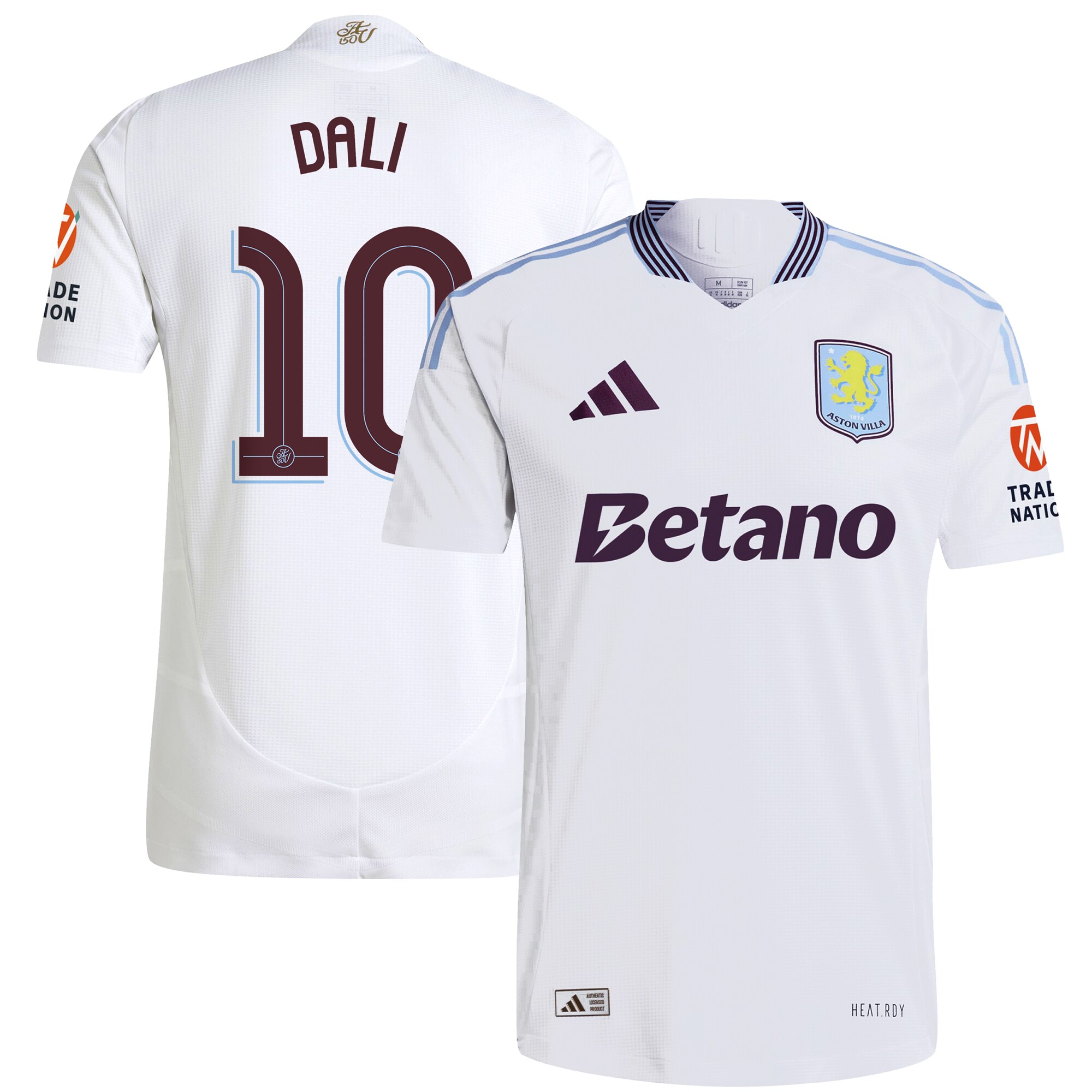 aston villa adidas away authentic shirt 2024-25 with dali 10 cup printing Collection - Aston Villa Official Store