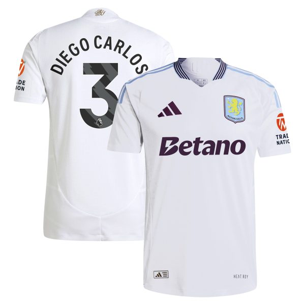 aston villa adidas away authentic shirt 2024-25 with diego carlos 3 printing Collection - Aston Villa Official Store