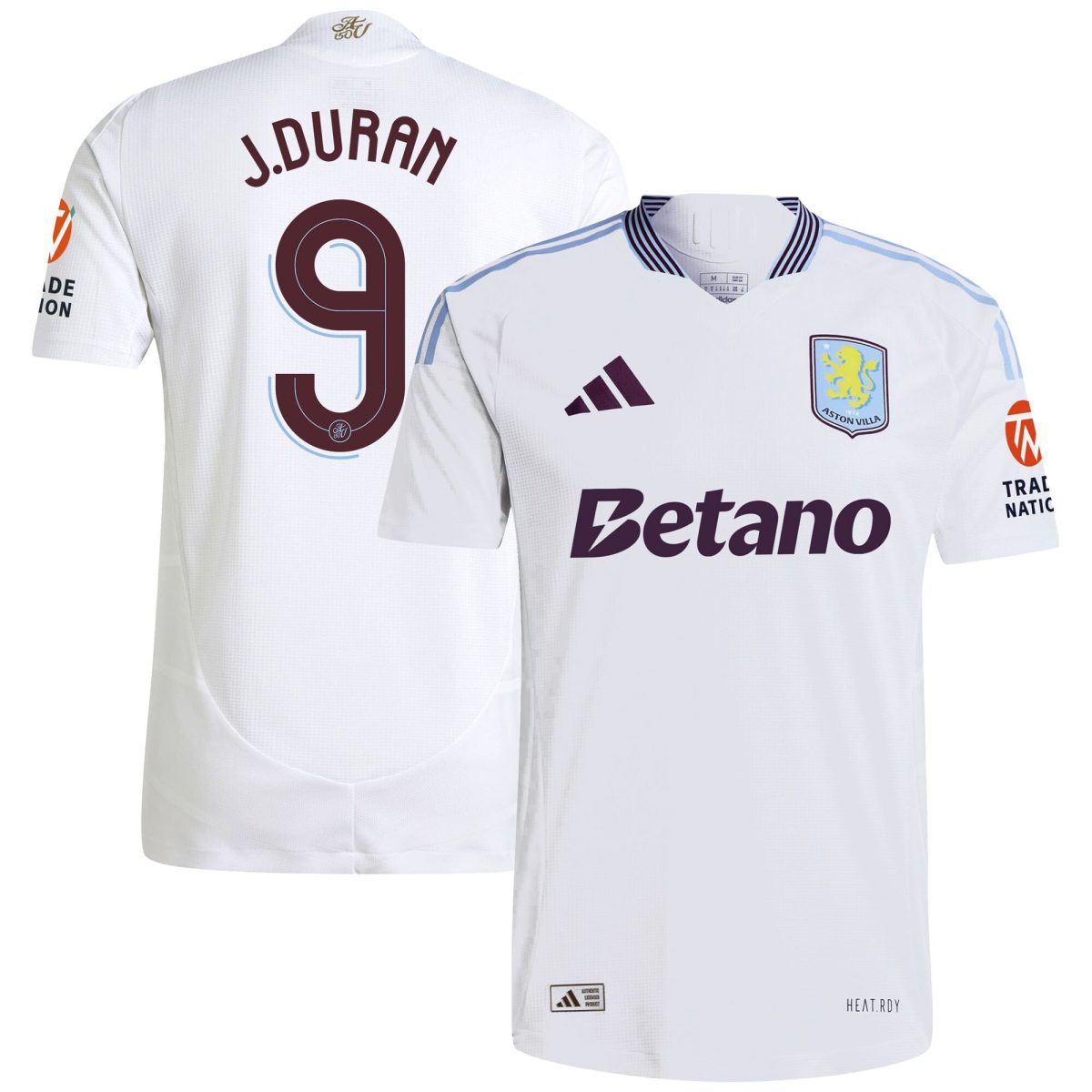 aston villa adidas away authentic shirt 2024-25 with duran 9 cup printing Collection - Aston Villa Official Store