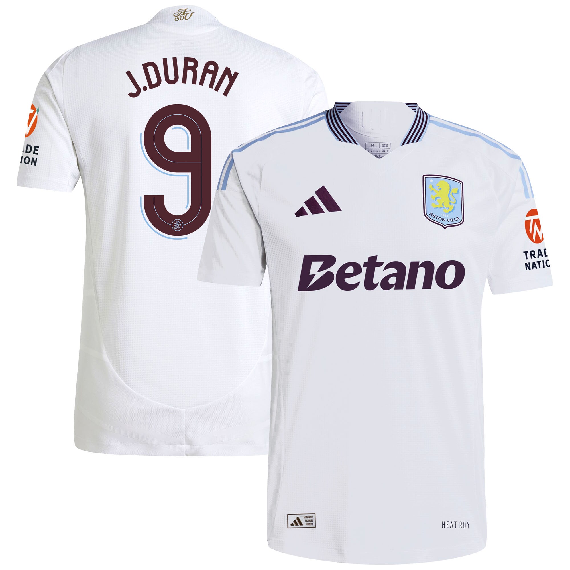 aston villa adidas away authentic shirt 2024-25 with duran 9 cup printing Collection - Aston Villa Official Store