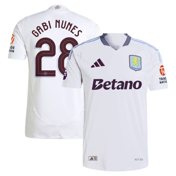 aston villa adidas away authentic shirt 2024-25 with gabi nunes 28 cup printing Collection - Aston Villa Official Store