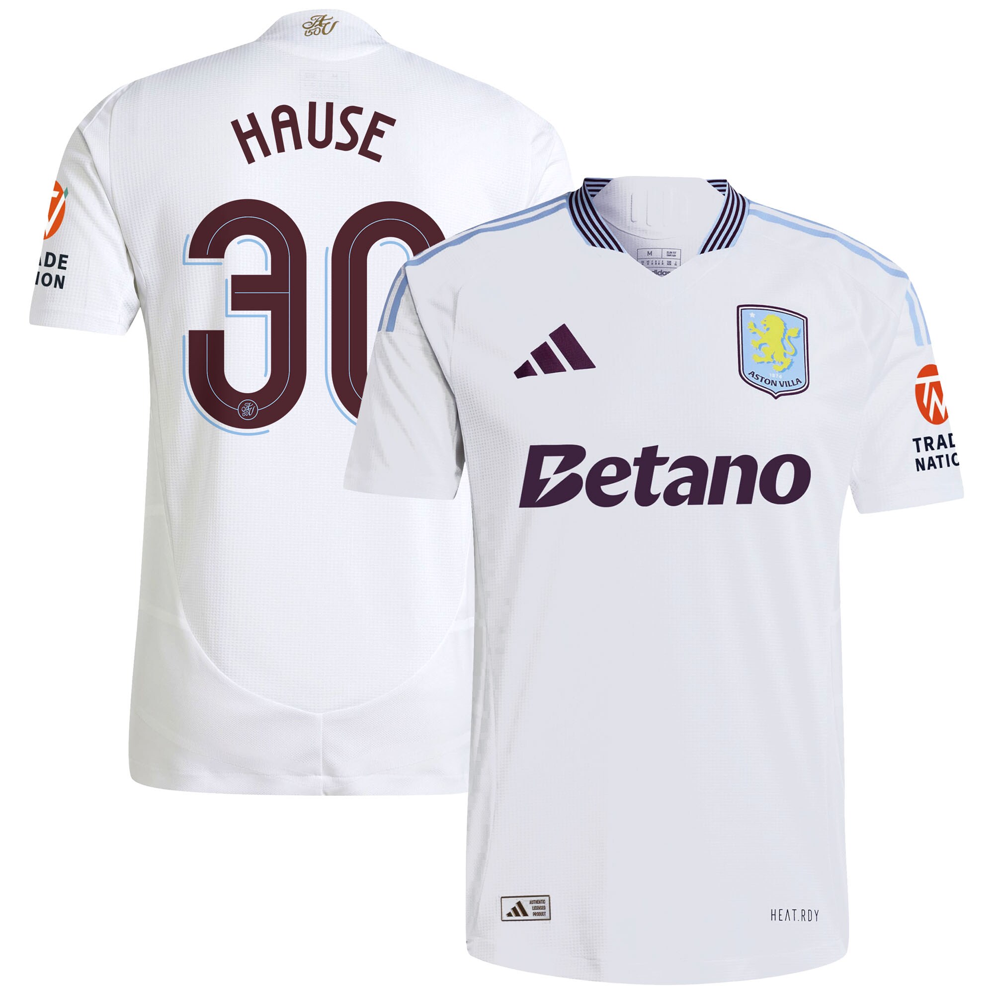 aston villa adidas away authentic shirt 2024-25 with hause 30 cup printing Collection - Aston Villa Official Store