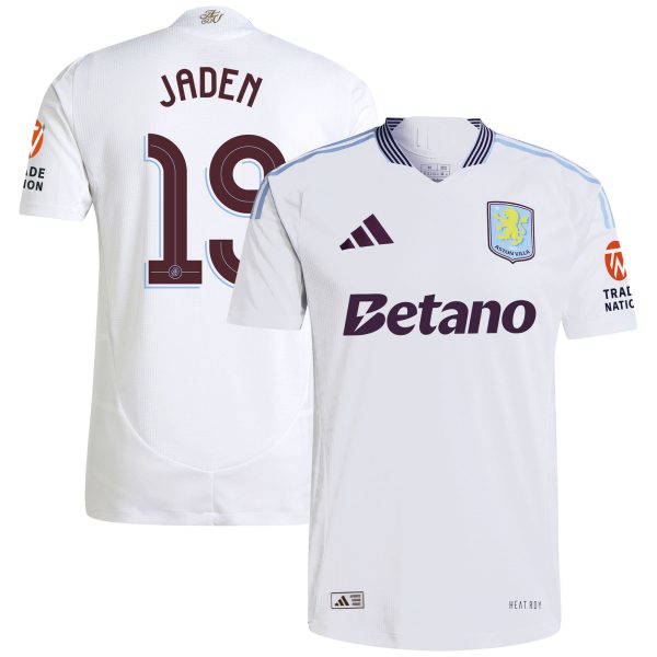 aston villa adidas away authentic shirt 2024-25 with jaden 19 cup printing Collection - Aston Villa Official Store