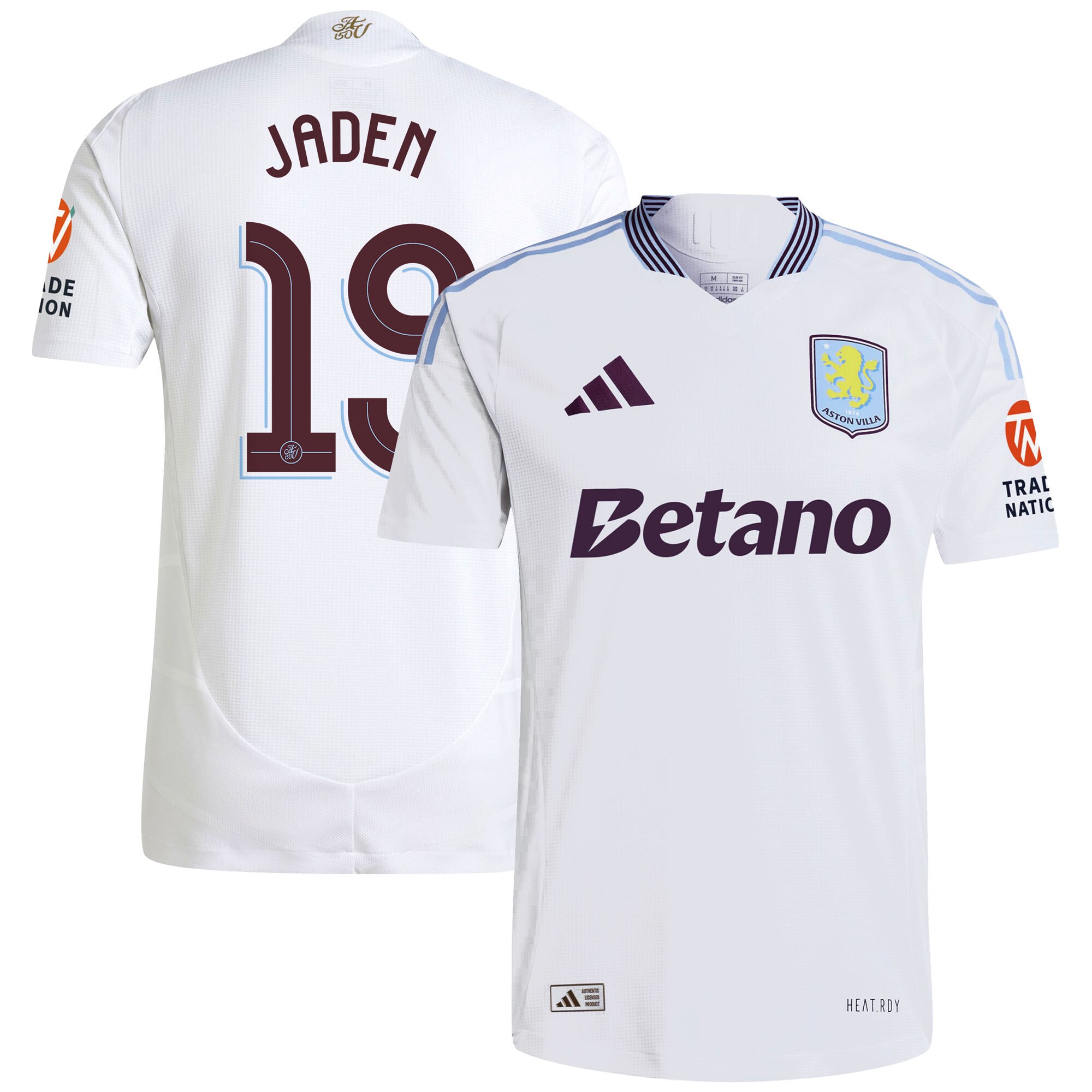 aston villa adidas away authentic shirt 2024-25 with jaden 19 cup printing Collection - Aston Villa Official Store