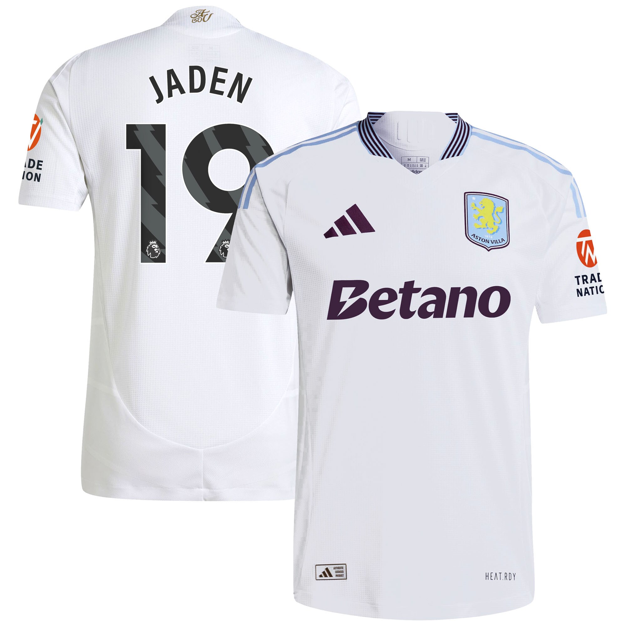 aston villa adidas away authentic shirt 2024-25 with jaden 19 printing Collection - Aston Villa Official Store