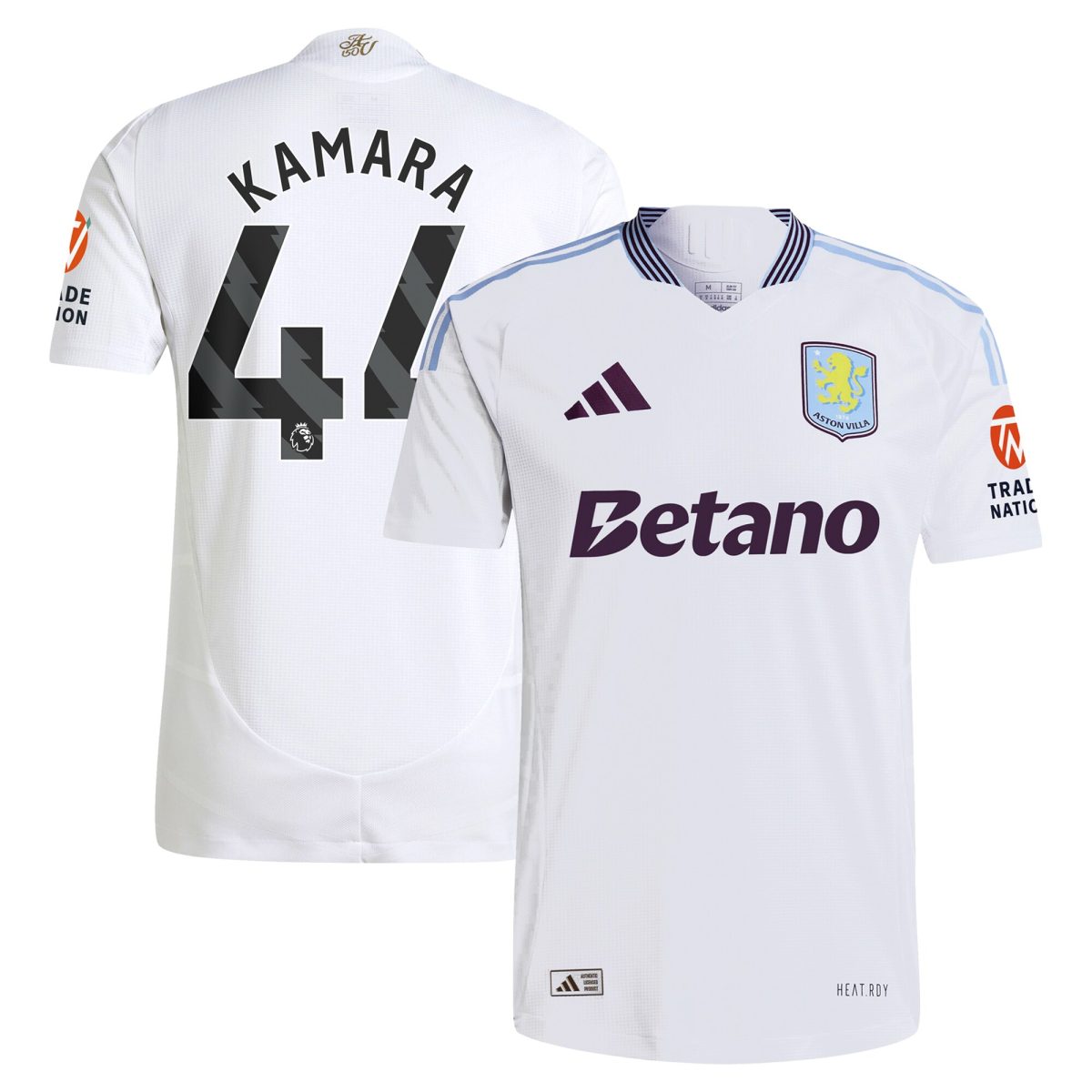 aston villa adidas away authentic shirt 2024-25 with kamara 44 printing Collection - Aston Villa Official Store