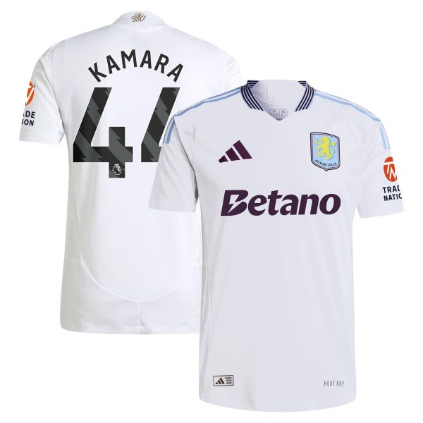 aston villa adidas away authentic shirt 2024-25 with kamara 44 printing Collection - Aston Villa Official Store