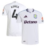aston villa adidas away authentic shirt 2024-25 with konsa 4 printing Collection - Aston Villa Official Store