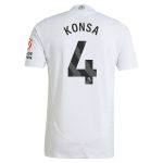 aston villa adidas away authentic shirt 2024-25 with konsa 4 printing Collection - Aston Villa Official Store