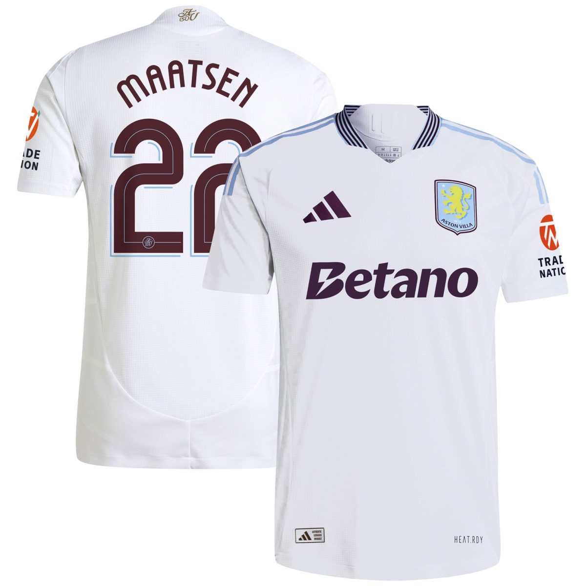 aston villa adidas away authentic shirt 2024-25 with maatsen 22 cup printing Collection - Aston Villa Official Store