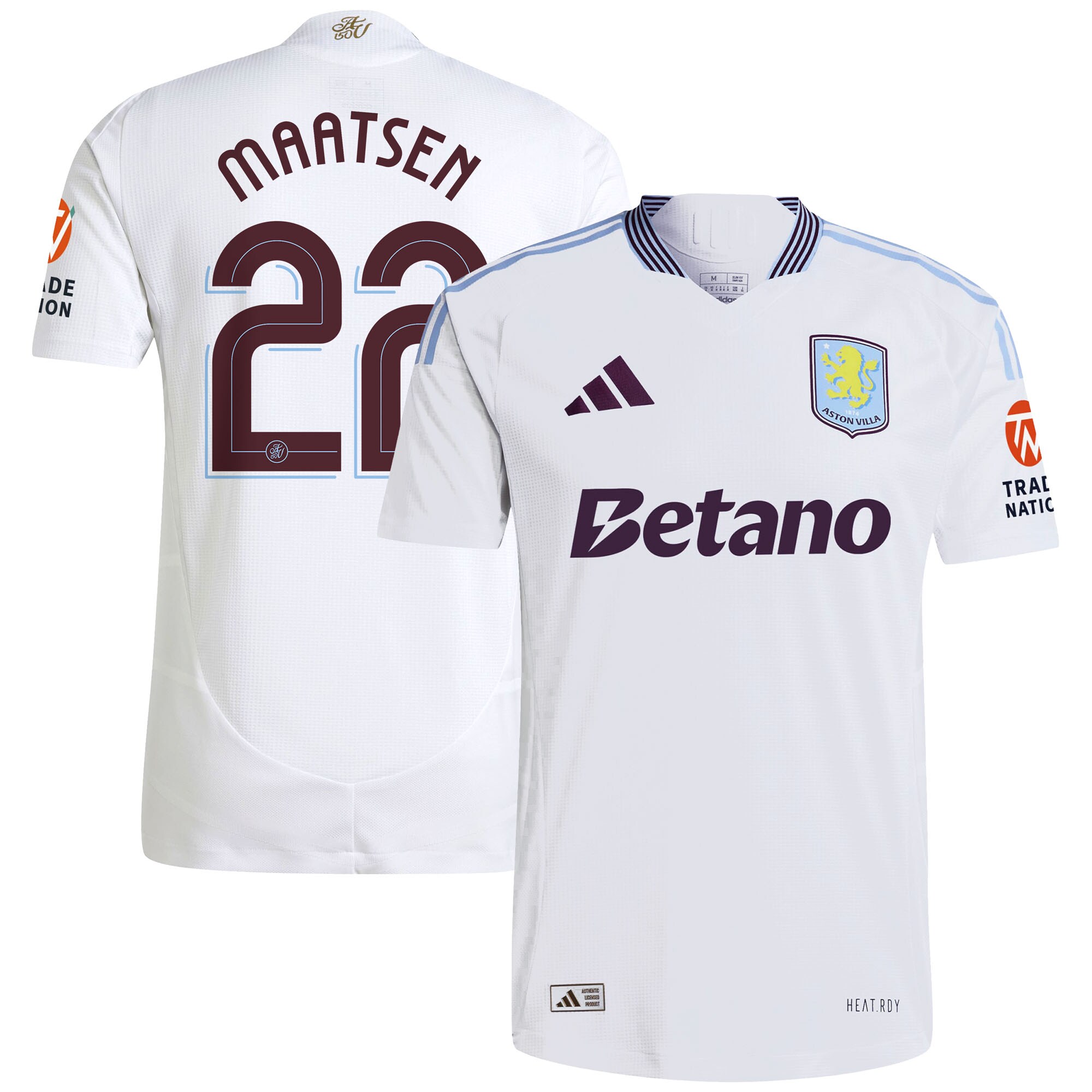 aston villa adidas away authentic shirt 2024-25 with maatsen 22 cup printing Collection - Aston Villa Official Store