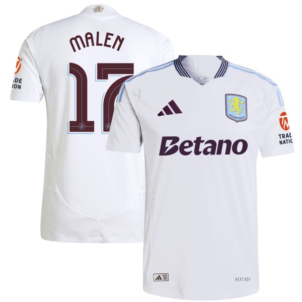 aston villa adidas away authentic shirt 2024-25 with malen 17 cup printing Collection - Aston Villa Official Store
