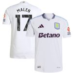 aston villa adidas away authentic shirt 2024-25 with malen 17 printing Collection - Aston Villa Official Store