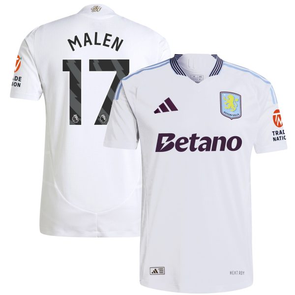 aston villa adidas away authentic shirt 2024-25 with malen 17 printing Collection - Aston Villa Official Store
