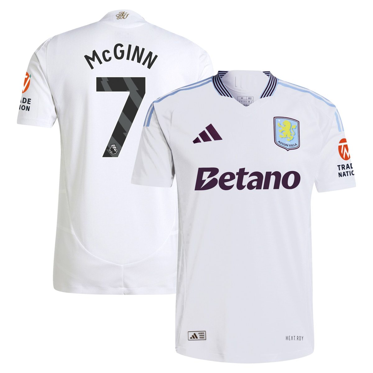 aston villa adidas away authentic shirt 2024-25 with mcginn 7 printing Collection - Aston Villa Official Store