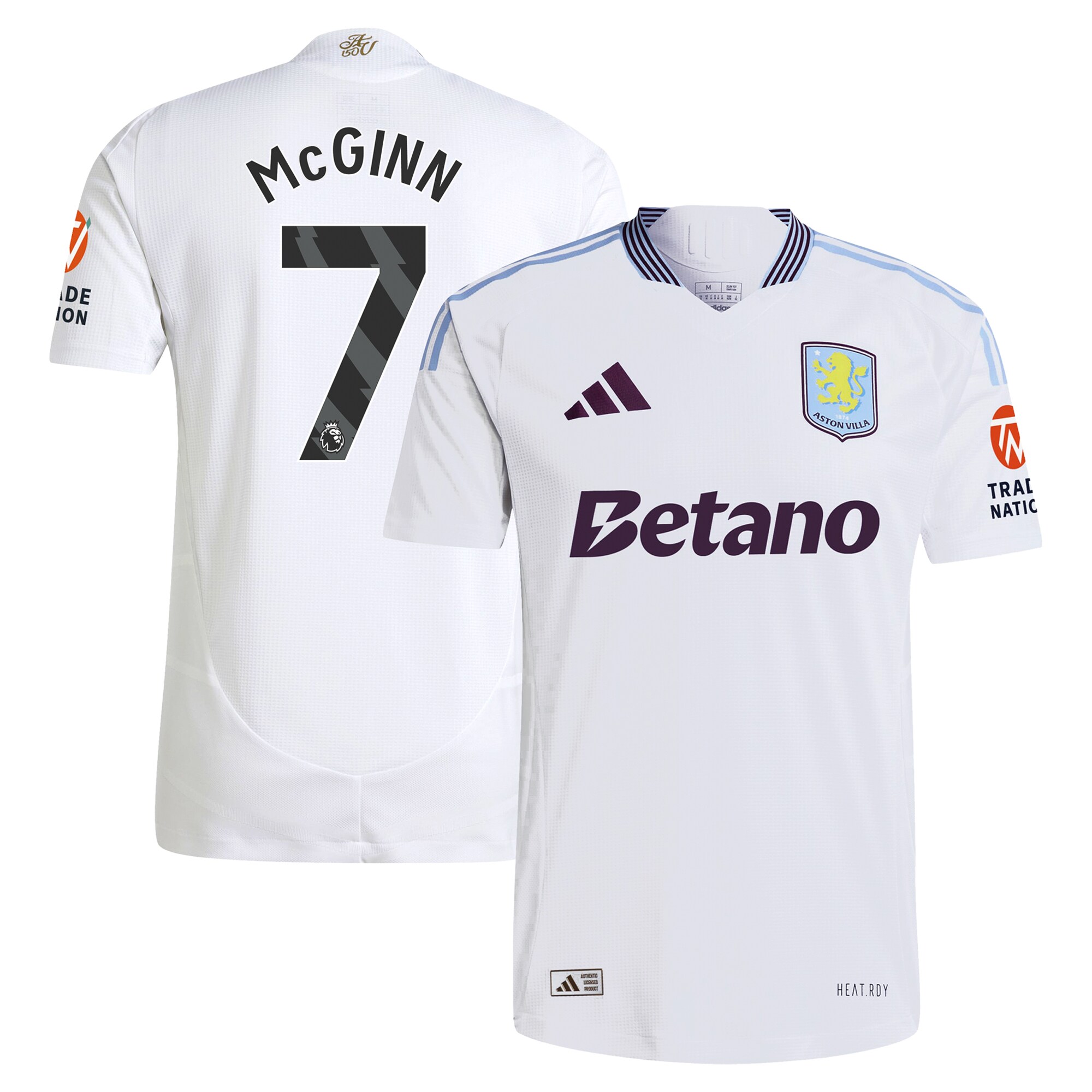 aston villa adidas away authentic shirt 2024-25 with mcginn 7 printing Collection - Aston Villa Official Store