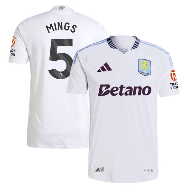 aston villa adidas away authentic shirt 2024-25 with mings 5 printing Collection - Aston Villa Official Store