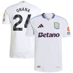 aston villa adidas away authentic shirt 2024-25 with onana 24 printing Collection - Aston Villa Official Store