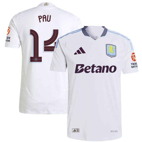 aston villa adidas away authentic shirt 2024-25 with pau 14 cup printing Collection - Aston Villa Official Store