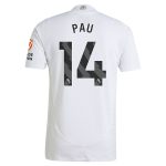 aston villa adidas away authentic shirt 2024-25 with pau 14 printing Collection - Aston Villa Official Store