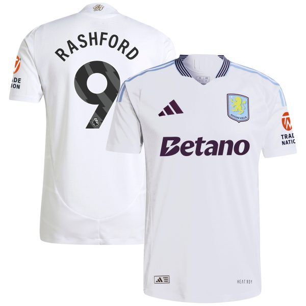 aston villa adidas away authentic shirt 2024-25 with rashford 9 printing Collection - Aston Villa Official Store