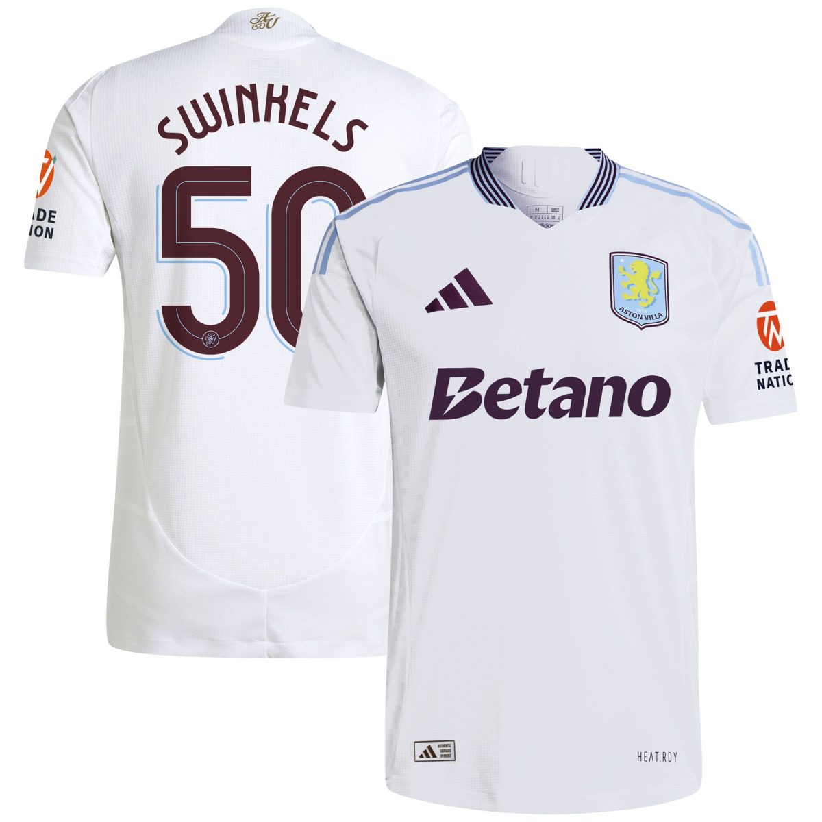 aston villa adidas away authentic shirt 2024-25 with swinkels 50 cup printing Collection - Aston Villa Official Store