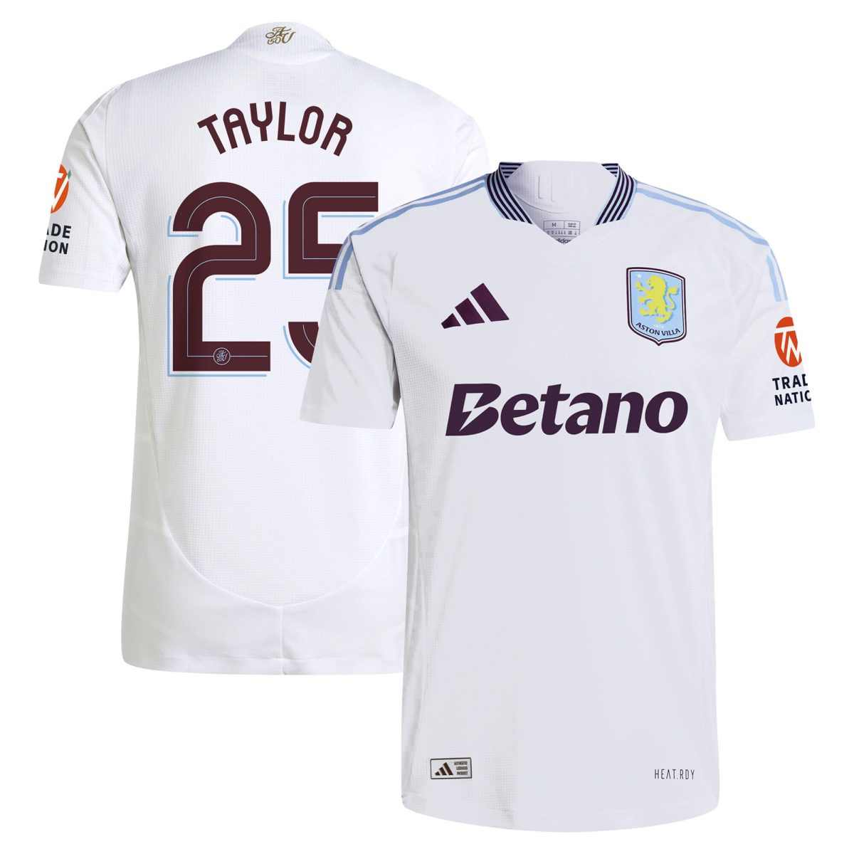 aston villa adidas away authentic shirt 2024-25 with taylor 25 cup printing Collection - Aston Villa Official Store