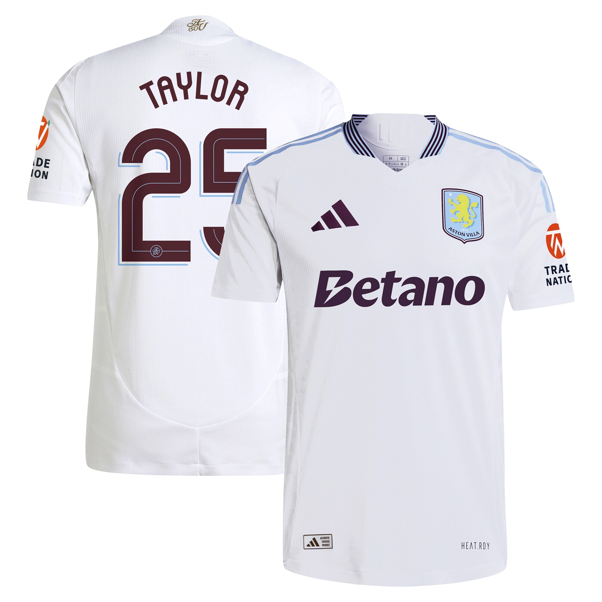 aston villa adidas away authentic shirt 2024-25 with taylor 25 cup printing Collection - Aston Villa Official Store