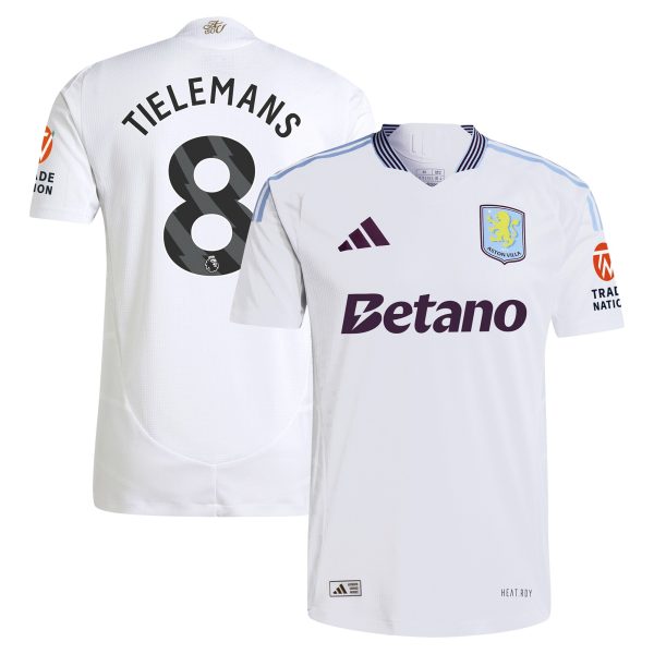 aston villa adidas away authentic shirt 2024-25 with tielemans 8 printing Collection - Aston Villa Official Store
