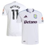aston villa adidas away authentic shirt 2024-25 with watkins 11 printing Collection - Aston Villa Official Store