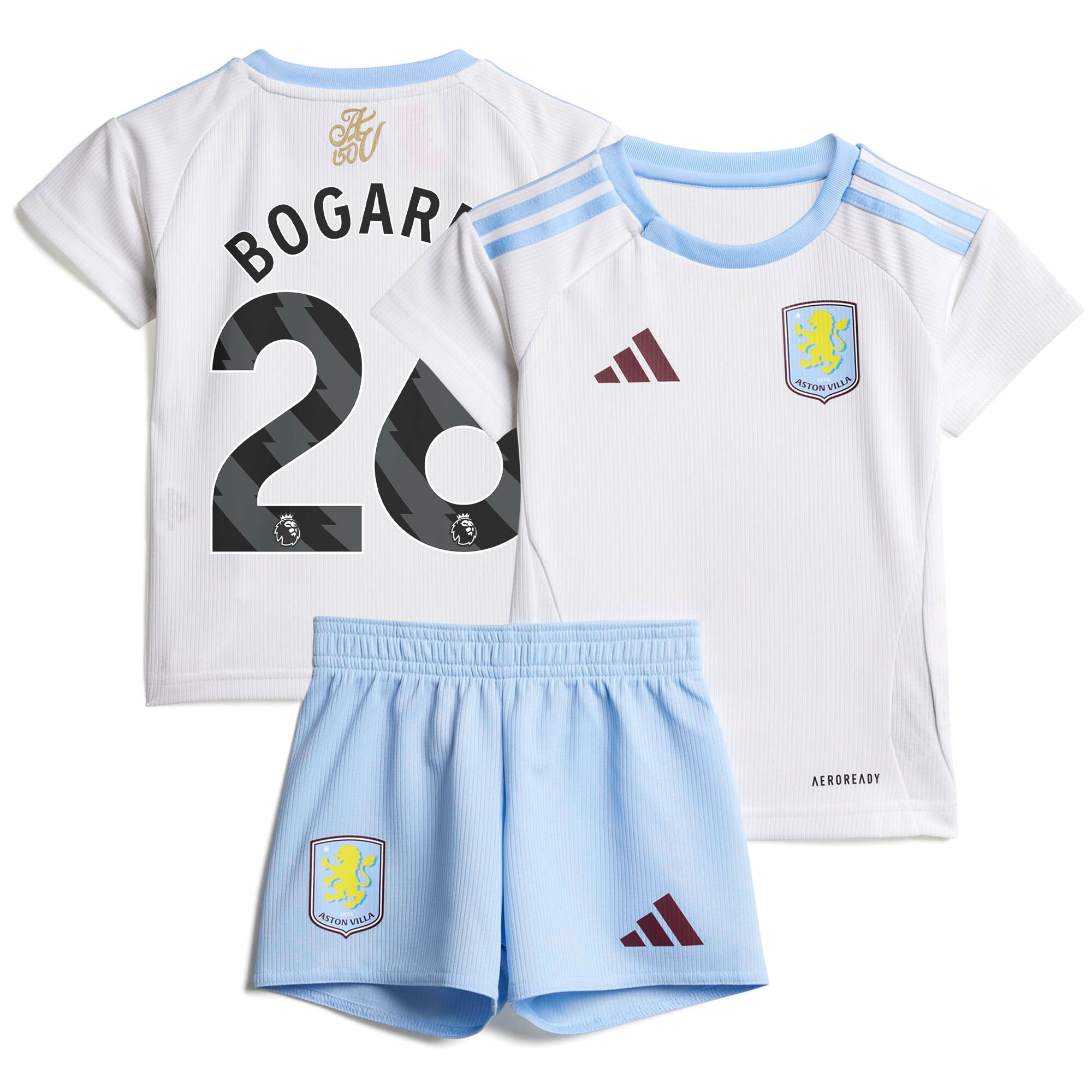 aston villa adidas away baby kit 2024-25 with bogarde 26 printing Collection - Aston Villa Official Store