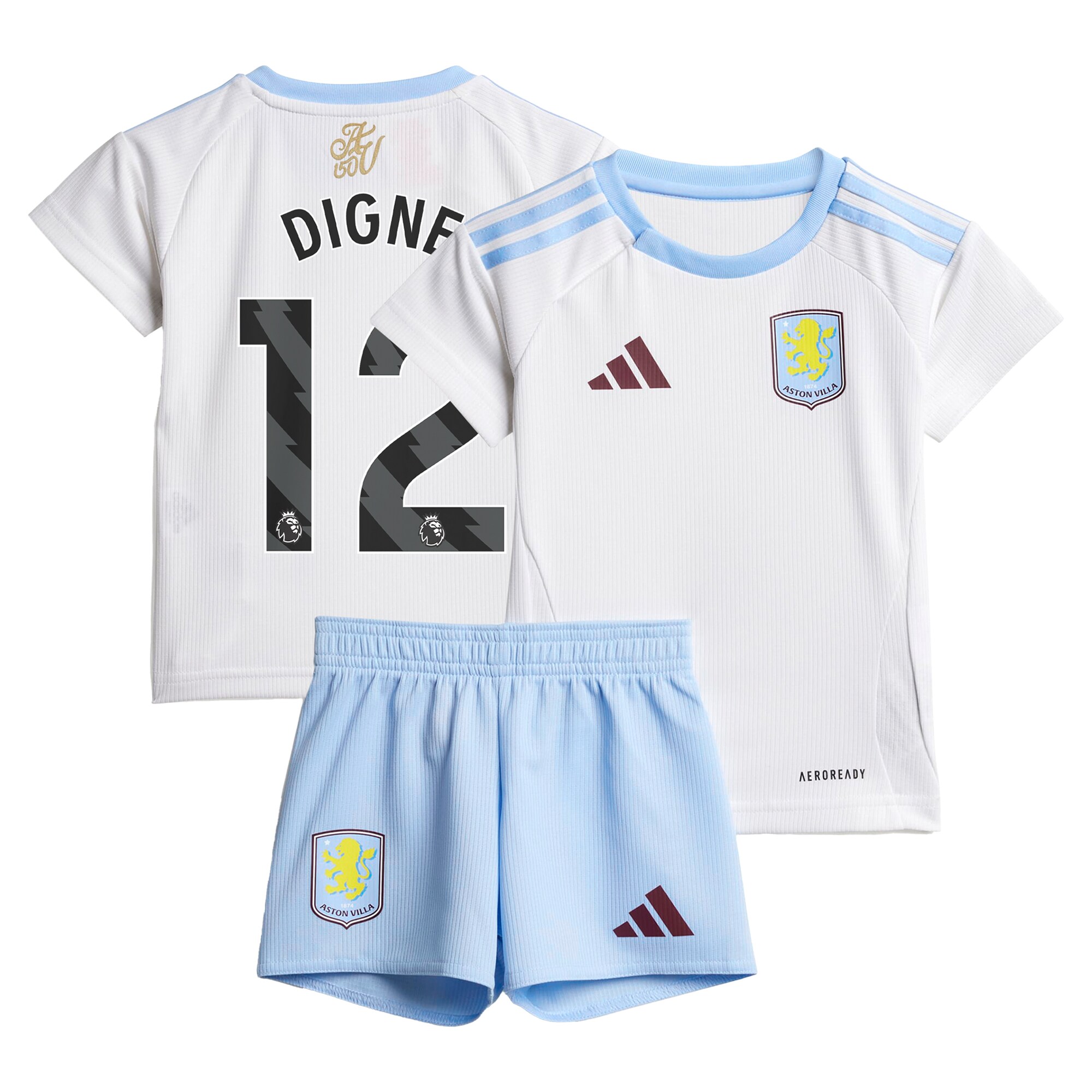 aston villa adidas away baby kit 2024-25 with digne 12 printing Collection - Aston Villa Official Store
