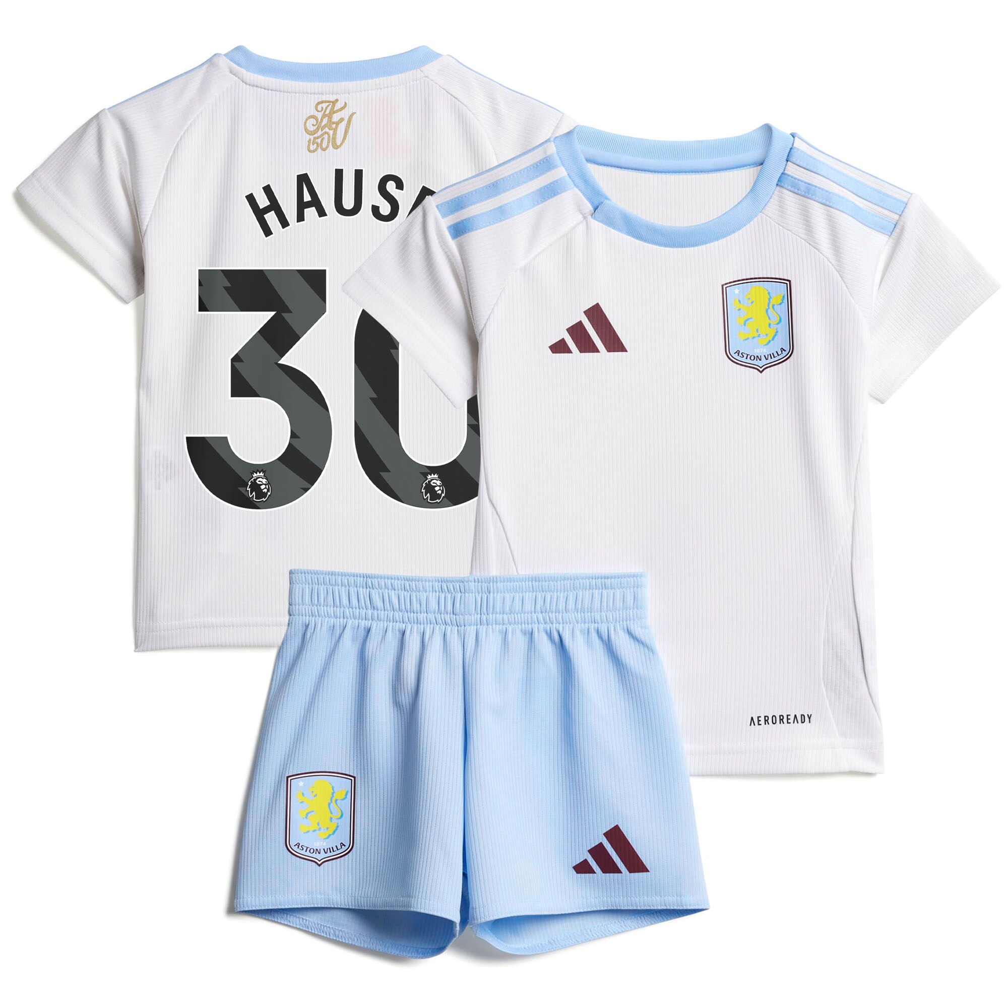 aston villa adidas away baby kit 2024-25 with hause 30 printing Collection - Aston Villa Official Store