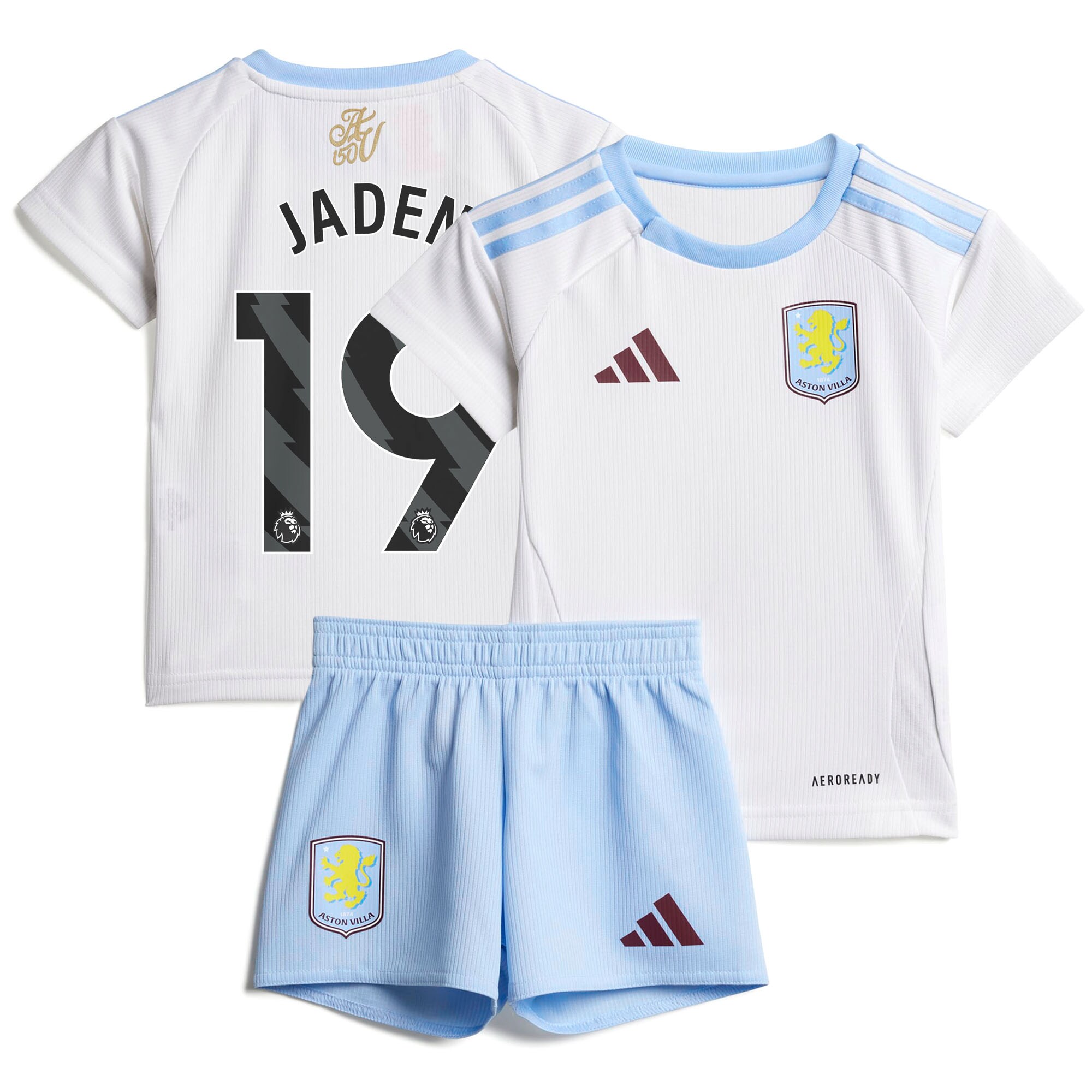 aston villa adidas away baby kit 2024-25 with jaden 19 printing Collection - Aston Villa Official Store