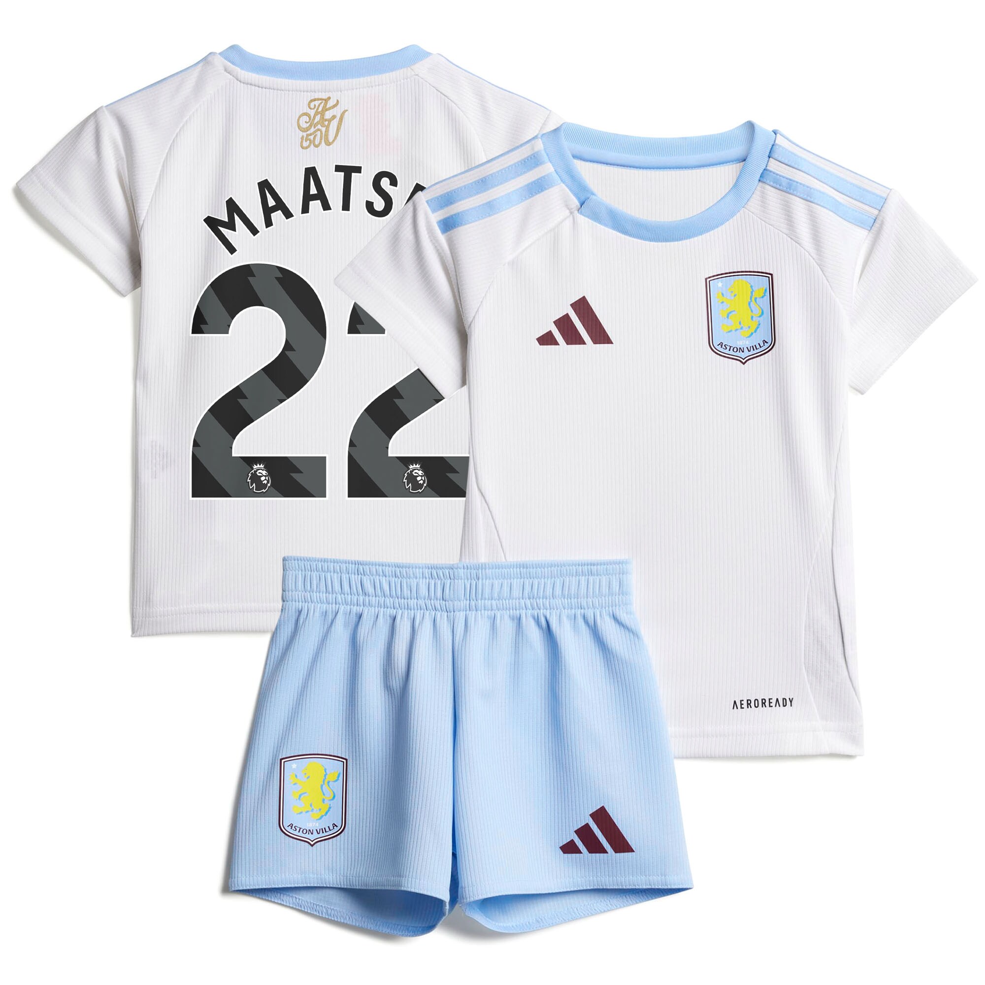 aston villa adidas away baby kit 2024-25 with maatsen 22 printing Collection - Aston Villa Official Store