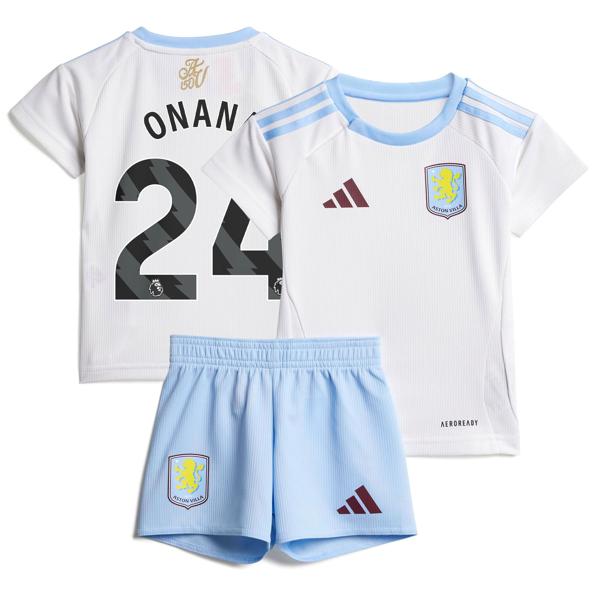 aston villa adidas away baby kit 2024-25 with onana 24 printing Collection - Aston Villa Official Store