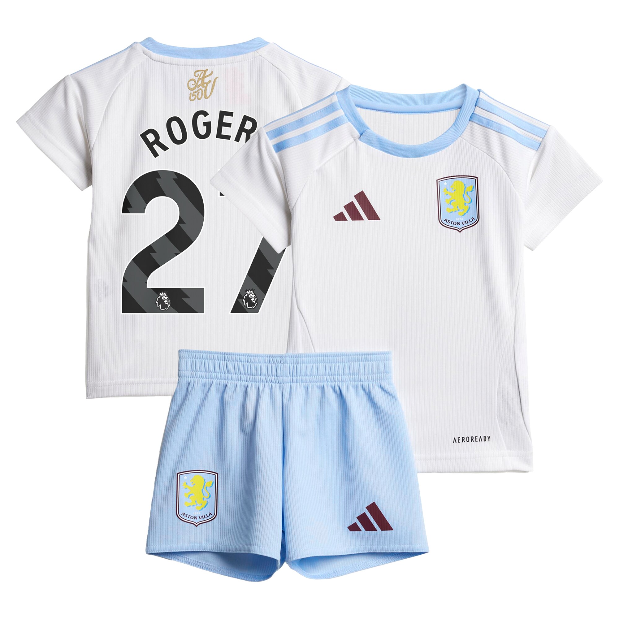 aston villa adidas away baby kit 2024-25 with rogers 27 printing Collection - Aston Villa Official Store