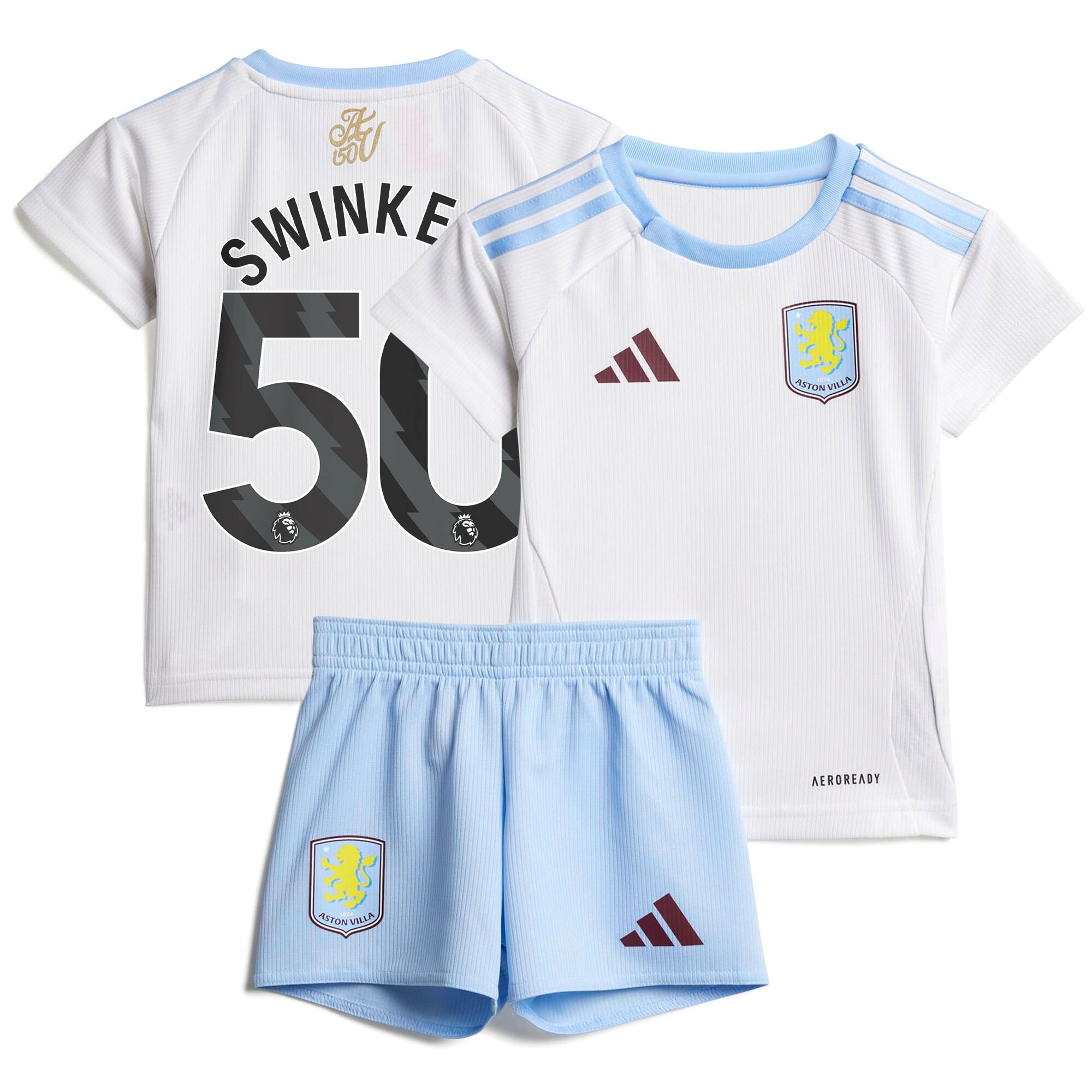 aston villa adidas away baby kit 2024-25 with swinkels 50 printing Collection - Aston Villa Official Store