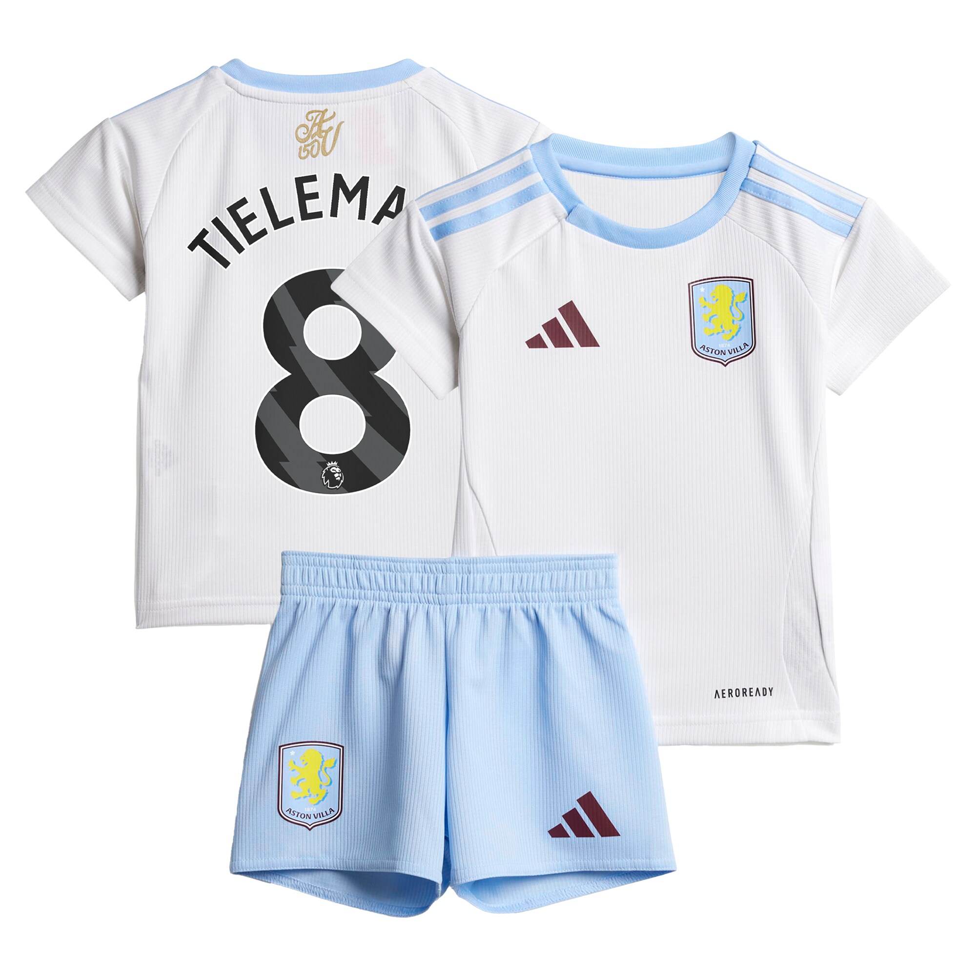 aston villa adidas away baby kit 2024-25 with tielemans 8 printing Collection - Aston Villa Official Store