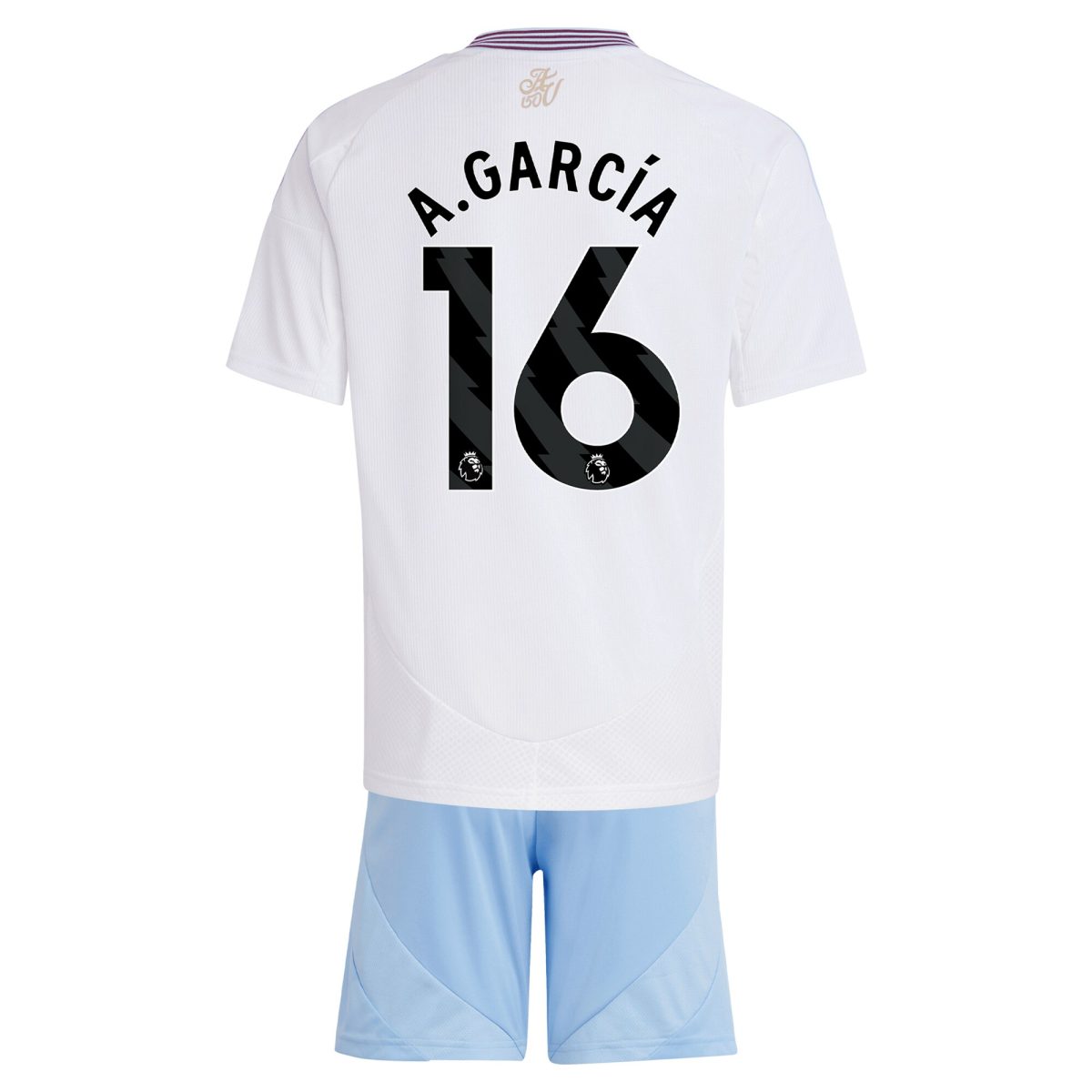 aston villa adidas away mini kit 2024-25 with a.garcía 16 printing Collection - Aston Villa Official Store