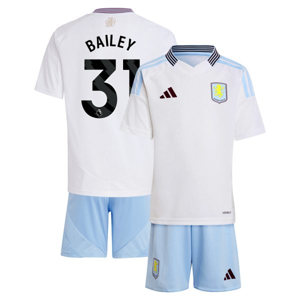 aston villa adidas away mini kit 2024-25 with bailey 31 printing Collection - Aston Villa Official Store