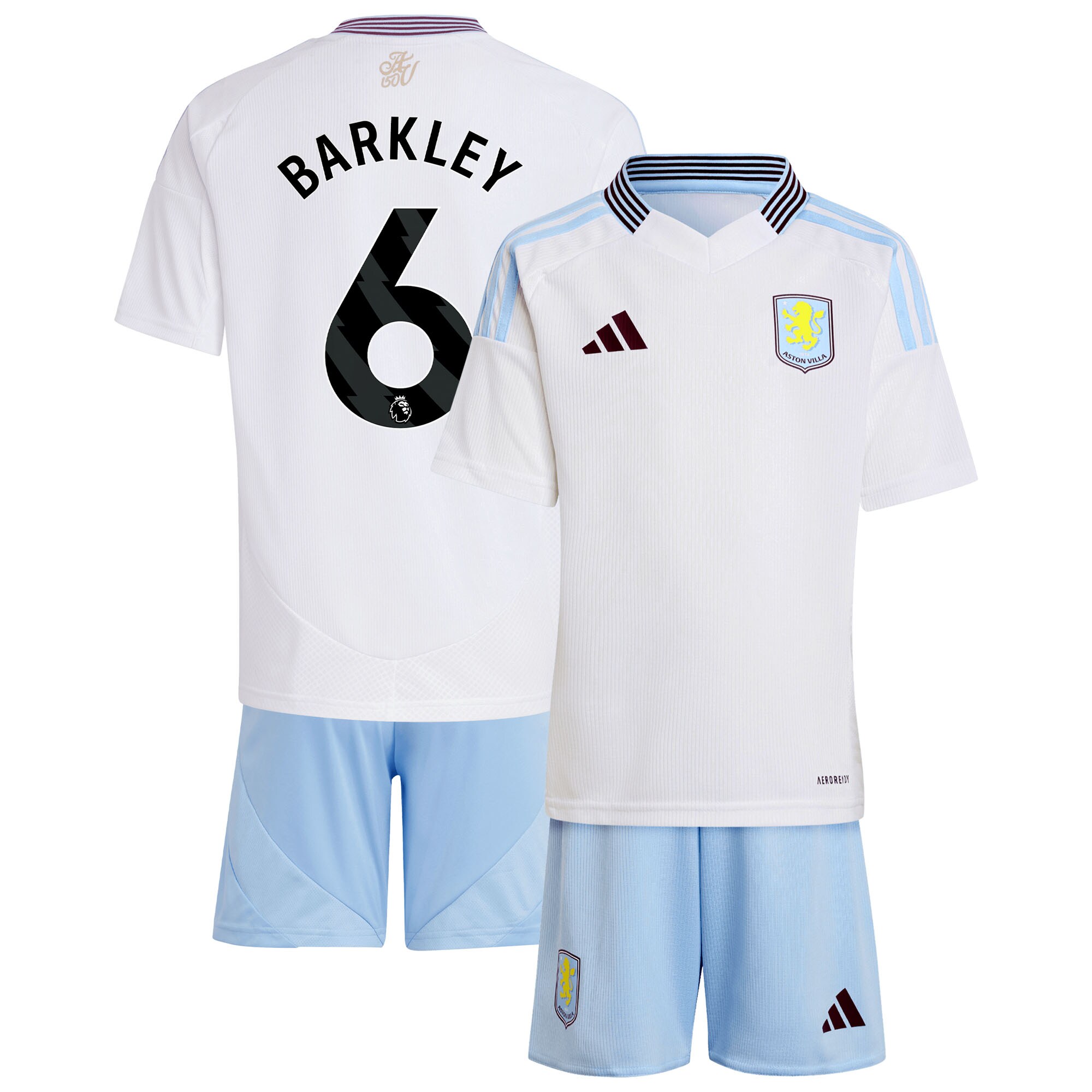 aston villa adidas away mini kit 2024-25 with barkley 6 printing Collection - Aston Villa Official Store