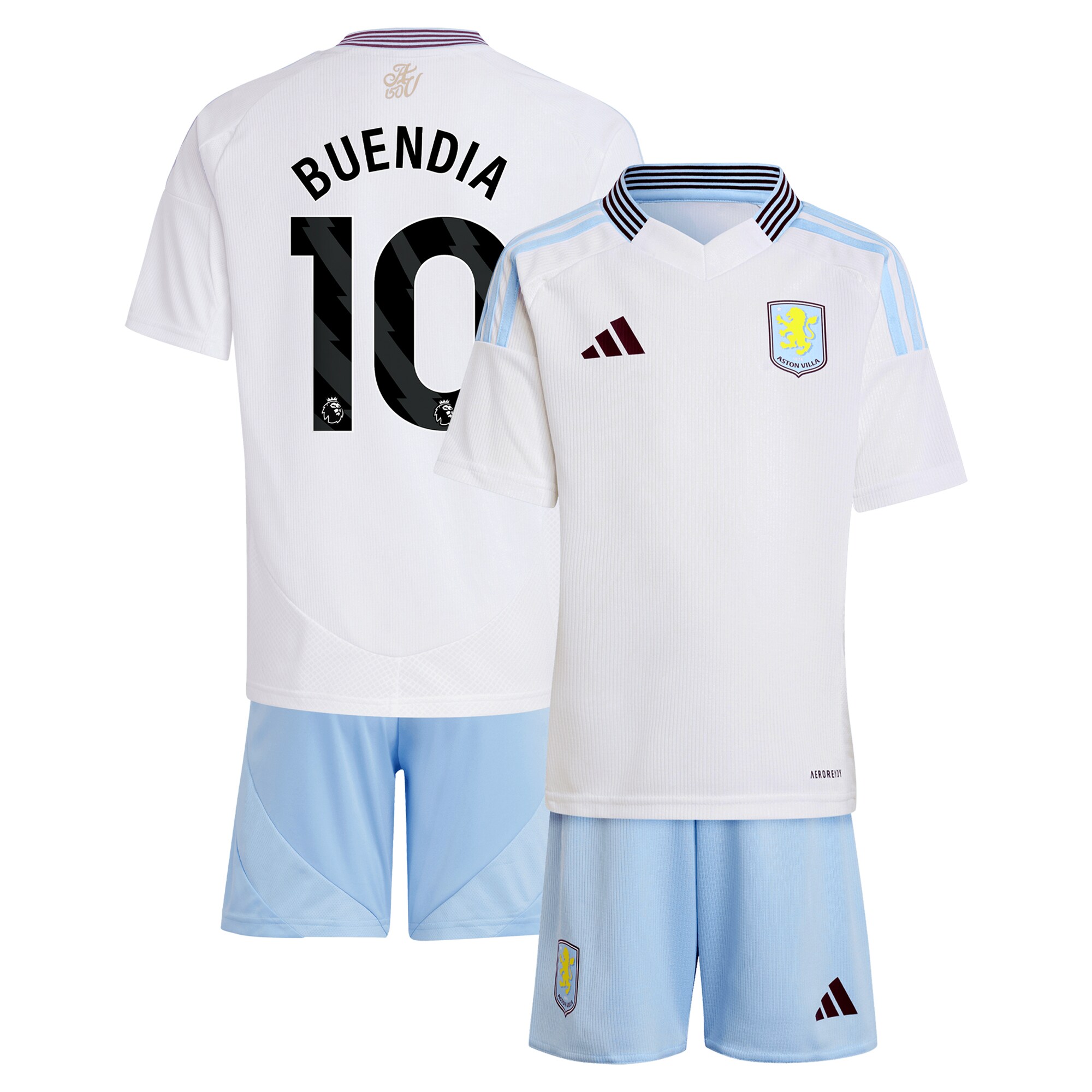 aston villa adidas away mini kit 2024-25 with buendia 10 printing Collection - Aston Villa Official Store