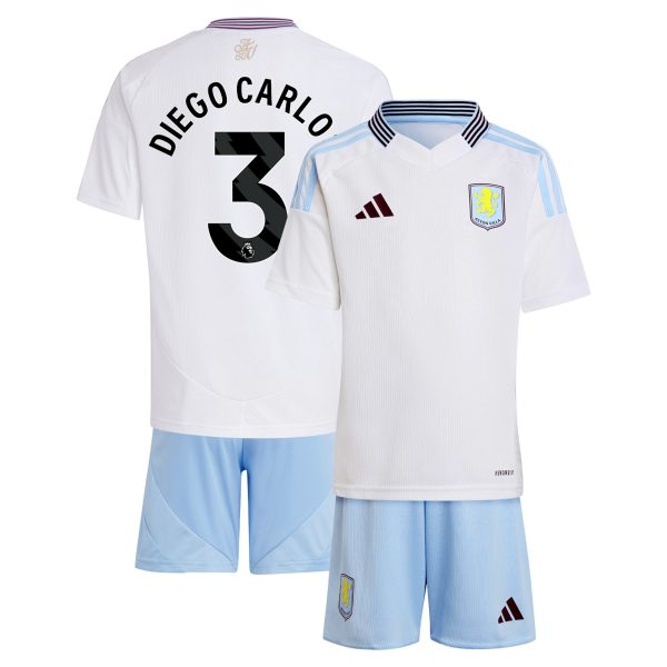 aston villa adidas away mini kit 2024-25 with diego carlos 3 printing Collection - Aston Villa Official Store