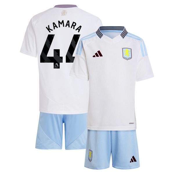 aston villa adidas away mini kit 2024-25 with kamara 44 printing Collection - Aston Villa Official Store