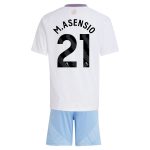 aston villa adidas away mini kit 2024-25 with m.asensio 21 printing Collection - Aston Villa Official Store